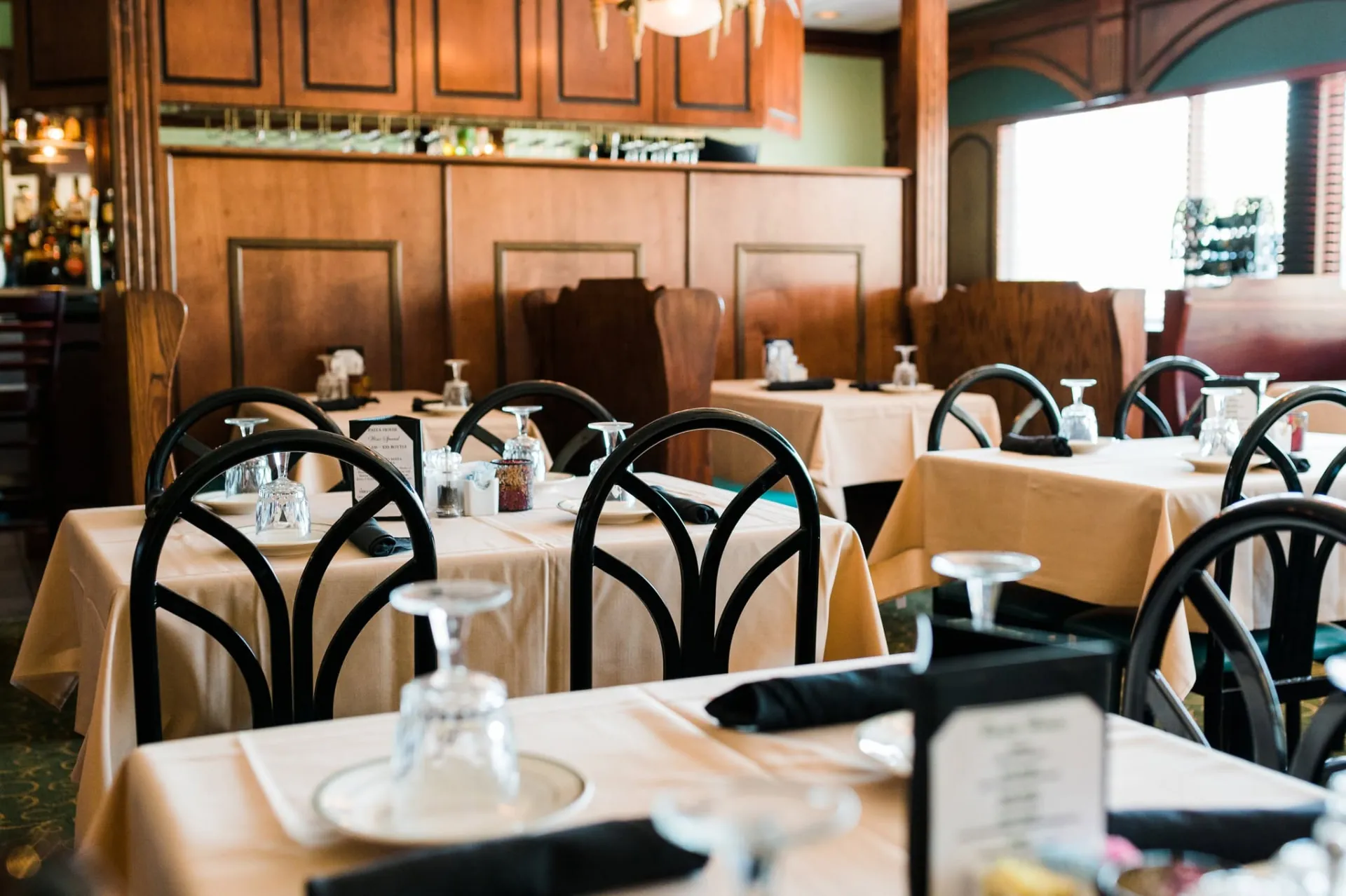 The Pasta House dining room